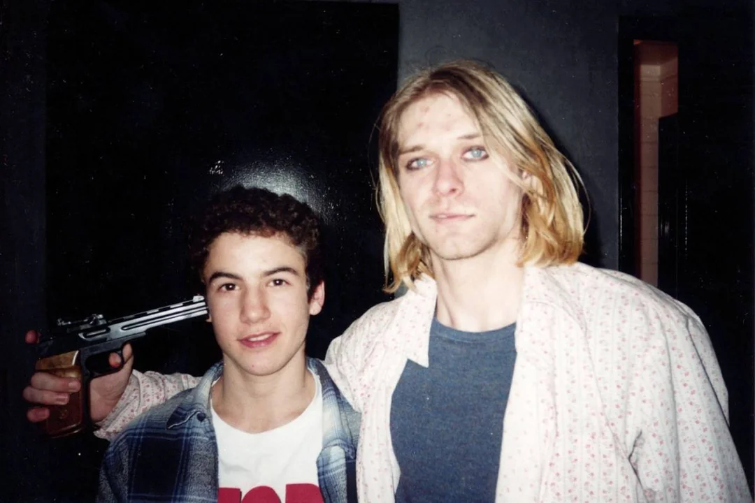 this is a photo of kurt with a gun